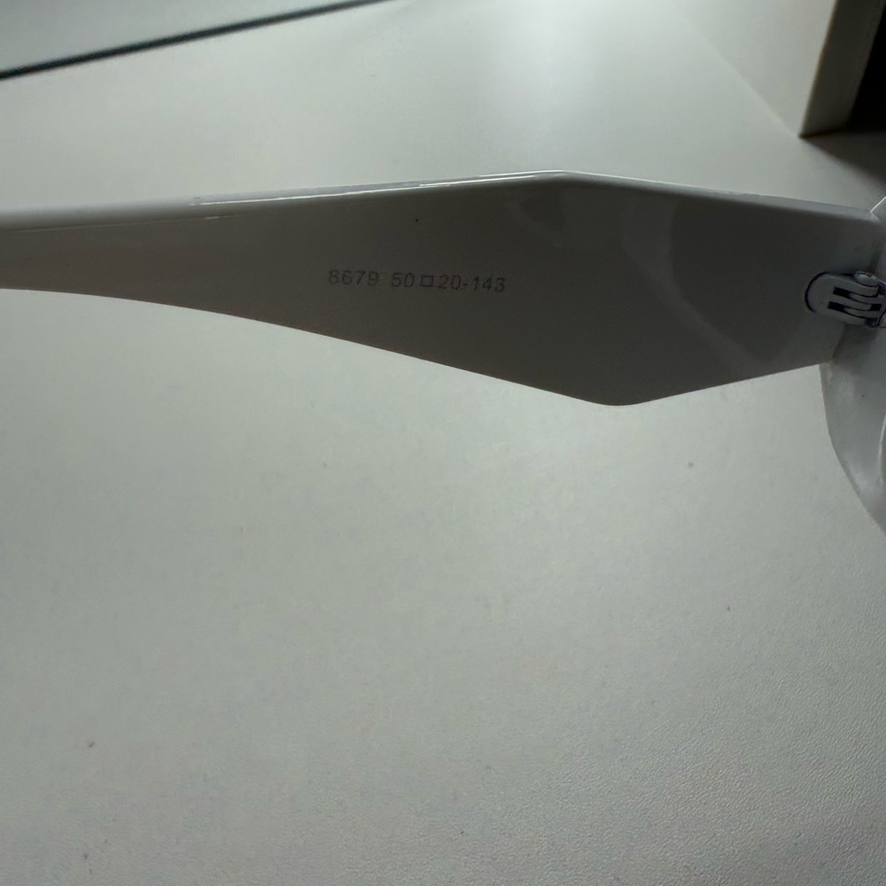 Prada White Sunglasses with Black Case - Picture 3 of 5